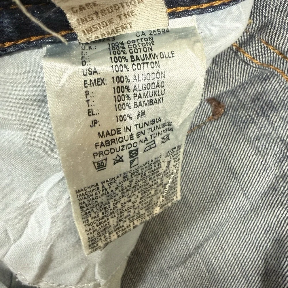Diesel BUSTER Regular Slim Tapered Jeans Mens 34x32 Blue Medium Wash Denim 0831Q